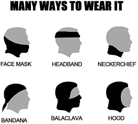 A black balaclava face mask for safety during outdoor activities.