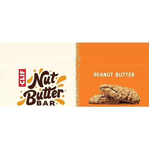 CLIF NUT BUTTER BAR – PEANUT BUTTER – FILLED ENERGY BARS – NON-GMO – USDA ORGANIC – PLANT-BASED – LOW GLYCEMIC – 1.76 OZ. (5 PACK)