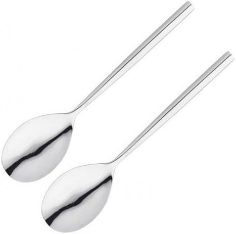 Stellar Rochester 2 Piece Serving Spoon Set, Stainless Steel, Dishwasher Safe, Serving Spoons, 2 Piece Serving Spoons