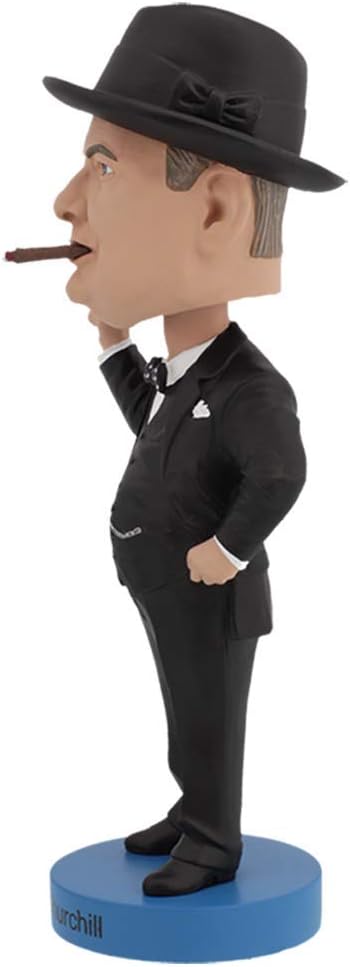 Royal Bobbles Winston Churchill V2 Bobblehead, Grey, M - Image 3