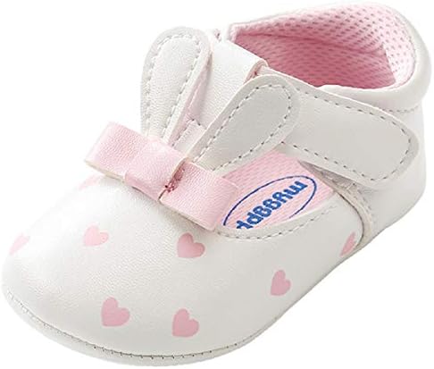 Infant Shoes FAPIZI Baby Girl Rabbit Ears Fashion Toddler First Walkers Kid Shoes Casual Princess Flats
