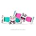 Kudo Banz Panda Kudo Collection - 6 Kudo Charms. For Use with Kudo Banz Starter Kit. Wristbands Not Included