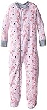 New Jammies Little Girls' Toddler Zippered Footie Pajamas, Ballerina Slippers, 3T