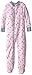 New Jammies Little Girls' Toddler Zippered Footie Pajamas, Ballerina Slippers, 3T