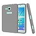 BAUBEY Case for Samsung Tab A6 7.0 2016 SM-T280 T285, Hybrid Heavy Duty Shockproof Impact Resist Hard Rubber Protective Case Cover for Samsung Galaxy Tab A6 7.0 2016 SM-T280 SM-T285 (Grey / Aqua)