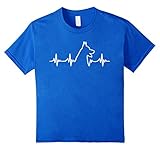 German Shepherd Heartbeat t shirt