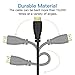 PERLESMITH 4K HDMI Cable 6ft 4 Pack-HDMI 2.0 Cable Cord with 90 Degree HDMI Adapter & Cable Ties-High Speed HDMI Cables for Ethernet PS4 1080P Xbox Playstation 3D BLU Ray Laptop PC, Black
