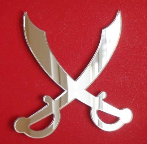 Pirate Crossed Swords Mirror 35cm x 30cm