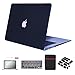 Se7enline Compatible with MacBook Pro 15 inch Case Model A1398 2015/2014/2013/2012 Laptop Hard Shell Protective Case&Sleeve Bag&Keyboard Cover Skin&Screen Protector&Dust Plug,Black