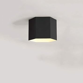 Scandinavian Led Caravan Geometric Hexagonal Ceiling Lamp