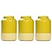 Hosley's Set of 3 Yellow Ceramic Vases - 5