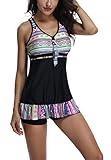 Women's Swimdress Tummy Control Swimwear Slimming Skirt Swimsuits Bathing Suit Dress