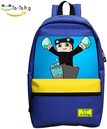 Boys &amp; Girls School Backpack Tube Heroes DAN TDM Children Student BookBag