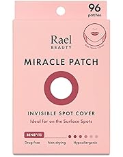 Rael Miracle Invisible Spot Cover - Absorbing Cover, Skin Care, Facial Stickers, 2 Sizes (96 Count)