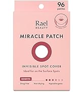 Rael Miracle Invisible Spot Cover - Hydrocolloid, Acne Pimple Absorbing Cover, Blemish Spot, Skin...