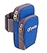 yodo Running Sport Armband with Key Holder,2 Pouches Fits for iPod Nano/Cell Phone iPhone7/8/6S/6/Samsung Galaxy S5 S6 S7 Edge for Workout Exercise Gym Jogging Walking Biking Riding,Royal Blue