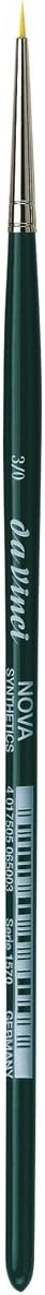 da Vinci 1570 Series Water Number-3 Colour Brush, Synthetic Fiber, Green, 18 x 0.11 x 30 cm, 1570-3/0