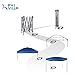 PHI VILLA 10 x 10 ft Portable Pop-Up Canopy Straight Leg, 100 Sq. Ft of Shade, Blue