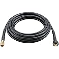 Sun Joe SPX-25H 25' Universal Pressure Washer Extension Hose for SPX Series and Others (Packaging may vary) , Black