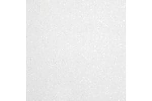 Siser Glitter HTV 20" x 12" Sheet - Iron on Heat Transfer Vinyl (White)