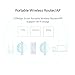 HAME Wireless Wi-Fi Router,Wireless Travel Router,Wi-Fi Media Sharing for U Disk External Storage Space 4400mAh External Battery Charger