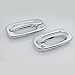 EAG 02-06 Avalanche / 99-06 Silverado 1500/99-06 Sierra 1500/01-06 Silverado 2500/3500 / 01-06 Sierra 2500/3500 Triple Chrome Plated ABS 2 Door Handle Cover with Passenger Key Hole