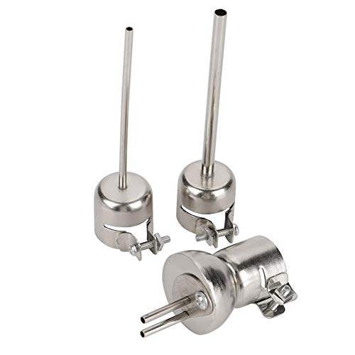 Heat Gun Nozzle Great Part to Replace For 850 Hot Air Soldering Station Repair Tool Accessory(3pcs Set)