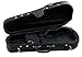 Knox Gear Concert Ukulele Case - Durable, Water-Resistant, Padded, Protective Case with Handle, Adjustable Shoulder Strap and Storage Pouch (Black)