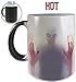CSM Supply Authentic Zombie Mug - Fear the Dead/Walking Dead Inspired 11oz Grade A Quality Ceramic Heat Sensitive Color Changing Halloween Cup Foam Box Included