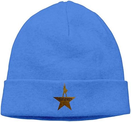 Jirushi Unisex I Am Not Throwing Away My Shot Beanie Cap Hat Ski Hat Caps Warm Hedging Cap RoyalBlue