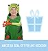 Hooded Towel for Kids, Oversize Cotton Character Hood Towel â€“ Makes Getting Dry Fun - Ideal Beach Towels for Toddlers & Small Children - Use at The Pool or Bath Time, 26 x 45â€ , Frog