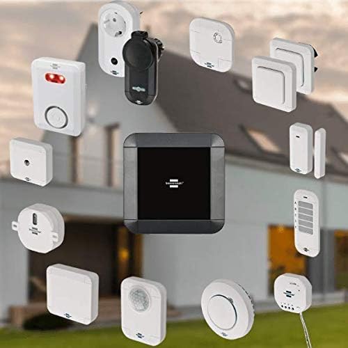 Brennenstuhl 1294170Brematic Pro Automation Gateway Smart Home Central 868MHz ptima proteccin de Datos Control por Voz con Amazon Alexa o Mediante Aplicacin Negro 240V