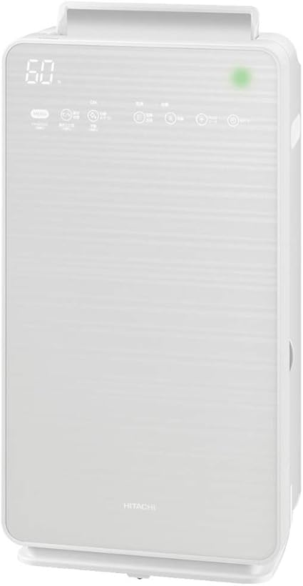Amazon 日立 加湿空気清浄機 空清42畳まで 加湿30畳まで パールホワイト Hitachi 自動おそうじ Cleair クリエア Ep Nvg90 W 日立 Hitachi 空気清浄機 通販