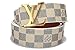 Fashion Plaid leather belt 36