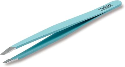 Rubis Tweezers Classic Satin Tiffany Slanted Tip Stainless Steel Cosmetic