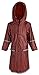 Girls Boys Waterproof Full Length Long Hooded Raincoat Jacket Coat for Children