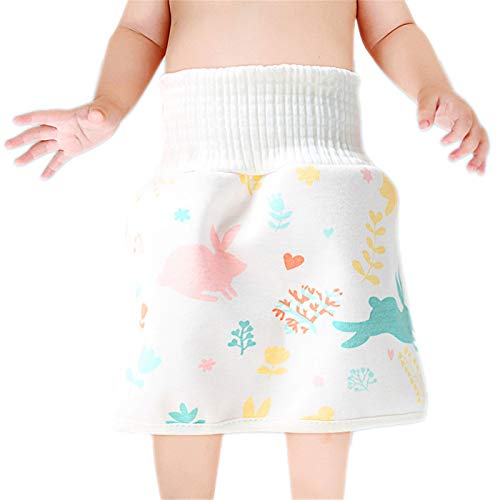 2 Stks Baby Katoenen Luier Rok Absorberende Shorts Waterdichte Peuter Training Broek Herbruikbare Kids Luierbroek… - Image 8