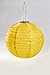 Allsop Home and Garden 31617 Soji Illume 14” LED Outdoor Solar Lantern, Handmade with Weather-Resistant UV Nylon, Marigold (1-Count)