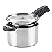 Farberware Neat Nest Stainless Steel Sauce Pan Set/ Saucepan Set, 6 Piece, Silver
