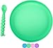 OBB Silicone Baby Plate with Suction Cup Base (Green)