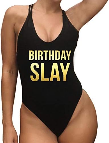 birthday slay bathing suit