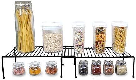 Smart Design Kitchen Storage Shelf W Plastic Feet Steel Metal