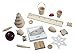 Wooden Montessori Object Match with Cards- Miniature Objects with Matching Cards - 2 Part Cards. Montessori learning toy, language materials