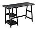 Convenience Concepts Designs2Go Trestle Desk with Shelves, 47
