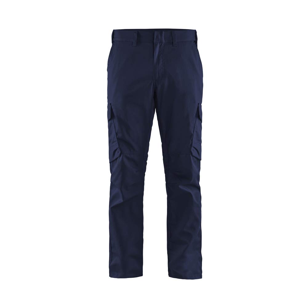 Blaklader 144418328985C50 Industrial Stretch Work Trousers, Navy/Cornflower Size C50
