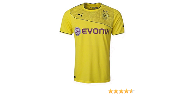 Amazon.com: Puma Borussia Dortmund Alternate Jersey 13/14, Amarillo, XL :  Ropa, Zapatos y Joyería