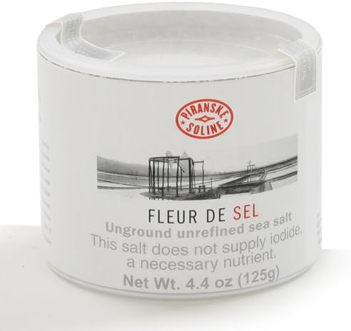 Piranske Soline Fleur de Sel in Drum (125 gram)