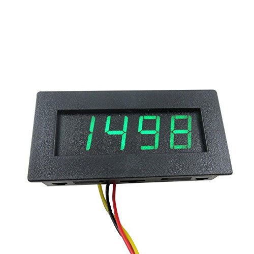 DIGITEN 4 Digital Green LED Tachometer RPM Speed Meter+Hall Proximity