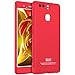 Huawei P9 Case, GKK 3 in 1 Double Dip Knight Series [Hybrid Hard Plastic] Full Protection Phone Case For Huawei P9 (Red)
