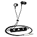 Bluenin BN-100 In-Ear Headphones with Mic Noise Isolating Earbuds with Remote Control for iPhone iPad Samsung Cell Phones